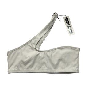 Davis Active Cross Shoulder Bra in Ivory